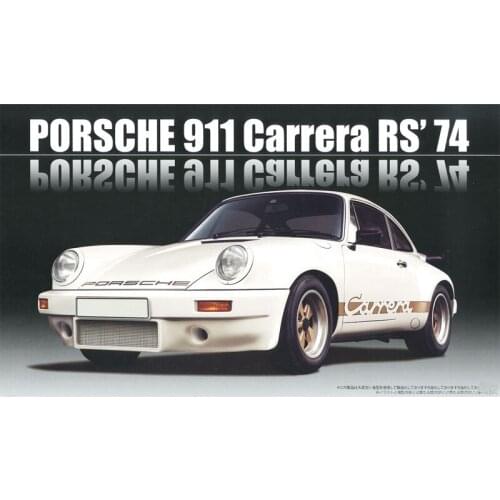 1/24 Fujimi plastic assembling car model toy Porsche 911 Carrera RS 1974 static model DIY assembling kit #12661