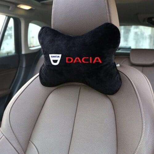 1PC Car Headrest Auto Seat Cover Head Neck Rest Cushion Support Seat Accessories Pillow For Dacia Duster Logan Mcv Car Styling