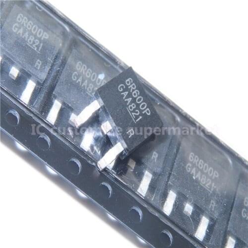 10PCS/LOT NWE IPD60R600P 6R600P TO-252 600V 6.1A SMD Transistor