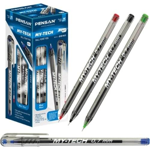 Pensan (25pcs) my Tech high quality ballpoint pens office for school 2021 stationery drawing crafts school supplies markers