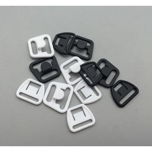 25sets/lot Plastic Bikini mam Bra Clip Swimwear Clickers bra front clasp bra buckle Quilt buckles