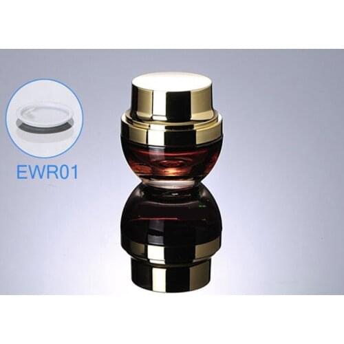 300Pcs 20g/ml Cosmetic Empty Jar Pot Eyeshadow Makeup Face Cream Container ,Glass cream jar