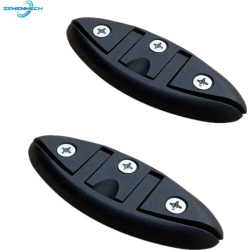 2PCS Boat Accessories Nylon Sailboats Flip Up Folding Pull Up Cleat Dock Deck Boat Marine Kayak Hardware Line Rope Mooring Cleat