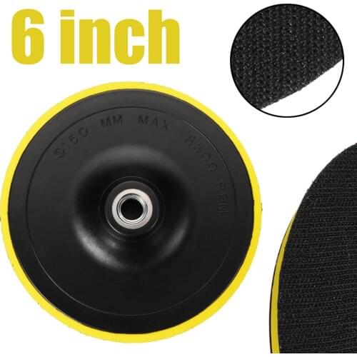 Car Polishing Pad Set 1pc 3/4/5/6/7 Inch Car Polishing Pad Buffing Plate Disc Adhesive Backed Hooks 75mm~180mm