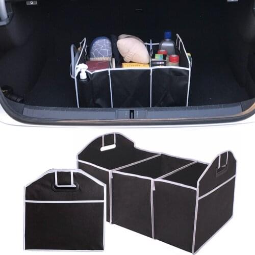 Car Trunk Organizer Car Trunk Storage Box Extra Large Collapsible Organizer Auto Stowing Tidying Multi-Pocket Organizer
