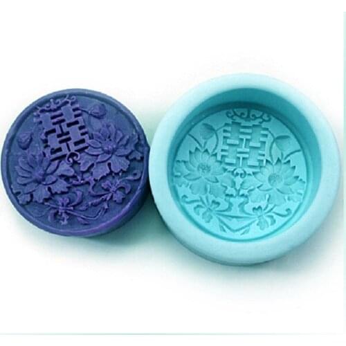 Free shipping chinese wedding stype soap crafts mould silicone soap mould chinese wedding character shaped mould