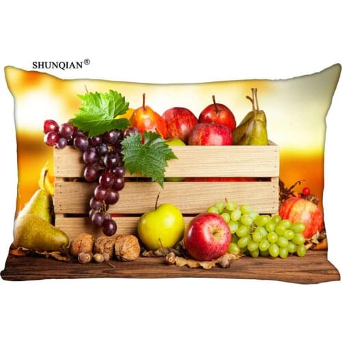 New Fruits Pillow Case Custom Wedding Pillowcase Cover Cases Gift Zippered Rectangle Pillow Case