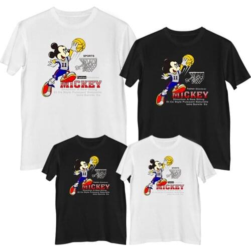 Disney Mickey Mouse T shirt Summer Comfortable 100% cotton Fashion clothes for teens Children clothes Men t-shirt boys clothes
