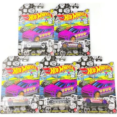 2021 Hot Wheels Cars Mexico Day of the Dead CAMARO SS /CORVETTE STINGRAY 1/64 Colletion Diecast Model Toy Vehicles DXT91