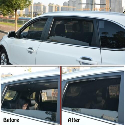 Magnetic For Toyota Highlander 2008~2014 2015~2020 Car Window Sunshield Sunshade Polyester Gauze Mesh Protection Accessories