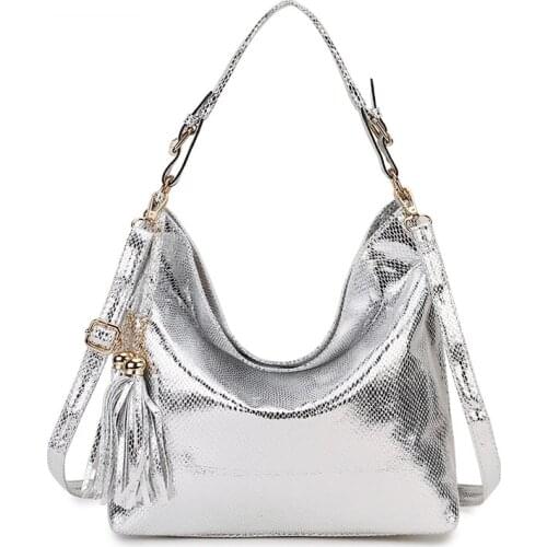 2021 New Hobo Messenger Bag Womens Shoulder Bag Vintage Tassel Ladies Hand Bags Leather Handbag Big Crossbody Bags for women