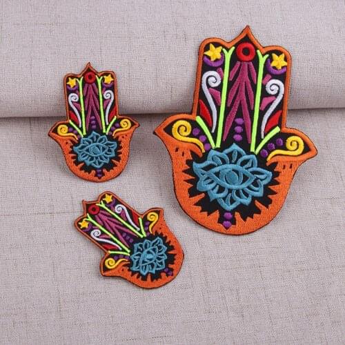 New Arrival Hand Embroidery Patches Applique Iron On Jeans Or Bags Sewing Supplies Decorative Patches