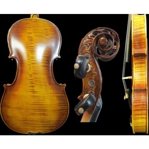 Strad style Song professional Master violin 4/4,one-piece flames back #14808