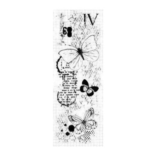 Butterfly Transparent Clear Silicone Rubber Stamp Seal DIY Scrapbooking photo Album A0777
