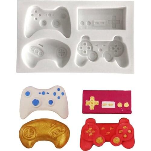 Keyboard Remote Control For Racing Toys Recreational Machine Silicone Mold Fondant Cake Chocolate Candy Decorating Tools