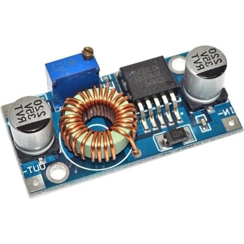 5A DCDC adjustable step-down power supply module High power XL4005 high efficiency Regulator far exceeds LM2596