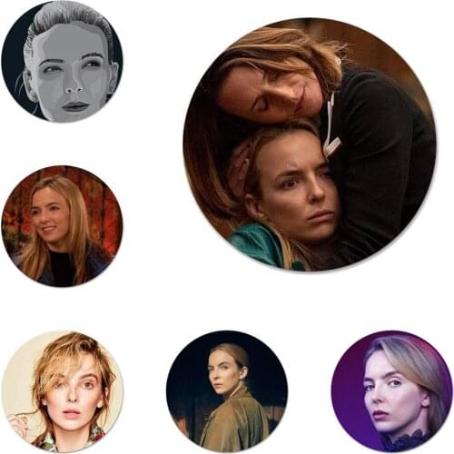 Television series killing eve Luxury Badge Brooch Pin Accessories For Clothes Backpack Decoration gift
