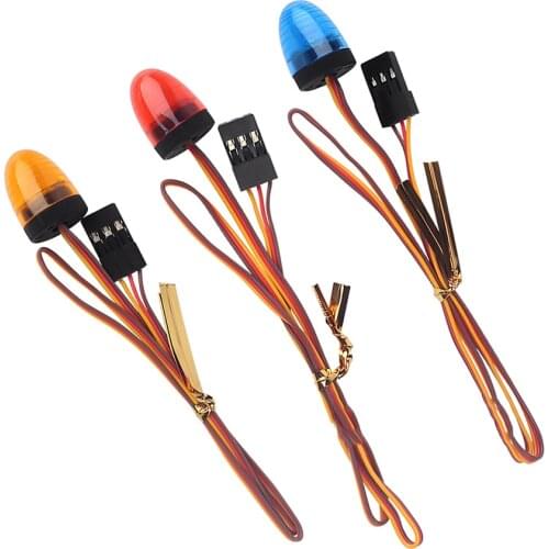 4PCS RC Car LED Light Strobing-blasting/Flashing/Rotating Mode for RC Car 1:14 Tamiya Tractor RC Excavator Engineering Truck