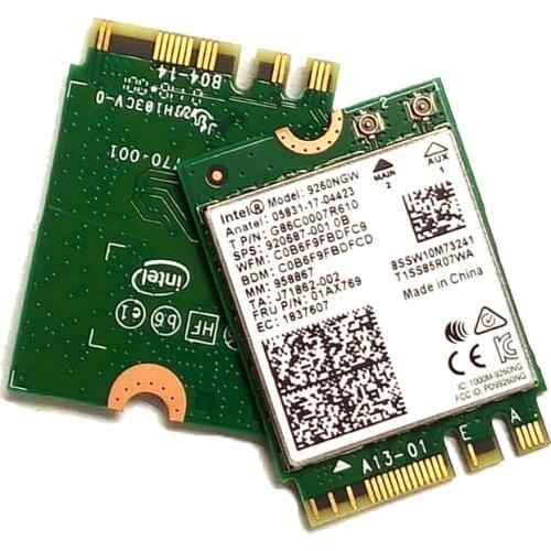 ThinkPad E480 E570 E580 T480 T480s T570 T580 Available 9260AC Wireless Network Card
