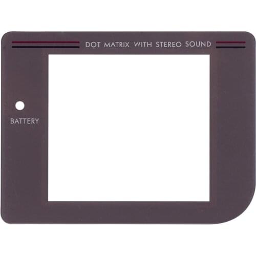 High quality Plastic Glass Screen Lens for Gameboy for GB Protector W/ Adhensive