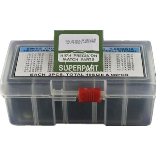 0.8/1.25mm Round Rubber Watch Crystal Gasket Washers Crystal O-Ring Mirror Seals O Ring