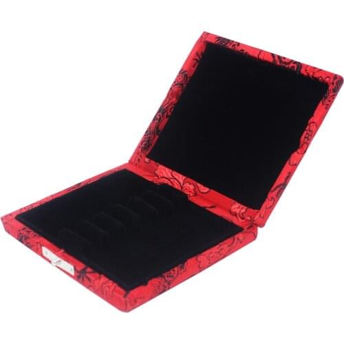 1pcs Red Oboe Reed Wooden Case Storage Box Brakcet for Holding 6 Pieces Reeds
