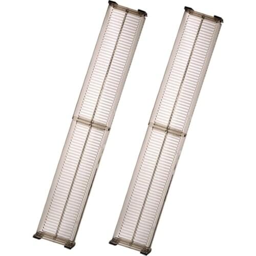 2PCS Plastic Drawer Divider Partition Expandable Dresser Dividers Organizer