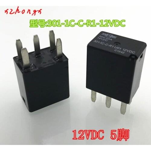 301-1C-C-R1 U01 301-1C-C-R1-U01-12VDC 301-1C-C-R1-U02-24vdc 5PINS 35A/20A Relays