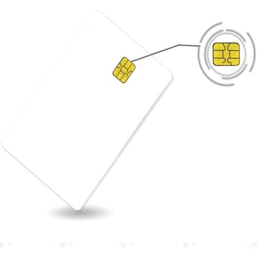 50/100pcs SLE 4428 PVC Blank Card Contact IC smart Card