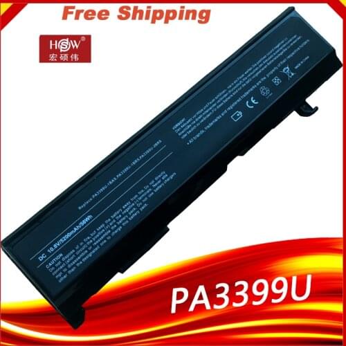 Laptop Battery for Toshiba PA3399U-1BAS PA3399U-1BRS PA3399U-2BAS PA3399U-2BRS PABAS057 PABAS076 Equium A100 M50 Satellite M40