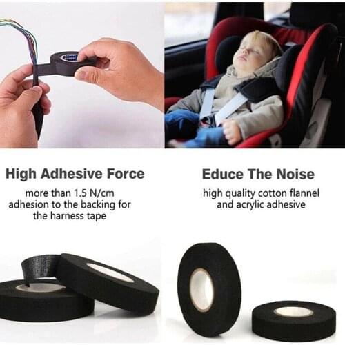 Automotive Wire Harness Tape Heat Resistant Flame Retardant Tape Car Flannel Wire Harness Tape Car Wiring Harness Protection