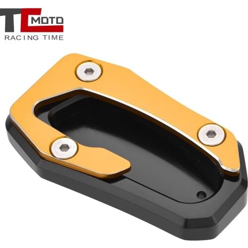 CNC Motorcycle Side Stand Enlarger Kickstand Enlarge Plate for Yamaha TMAX 530 tmax530 tmax 530 sx dx 2017 2018