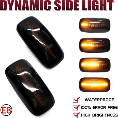 For Nissan Maxima Almera Pulsar N15 Cefiro A32 1995-2000 LED Blinker Dynamic Turn Signal Side Marker Lamp Indicator Car Lights