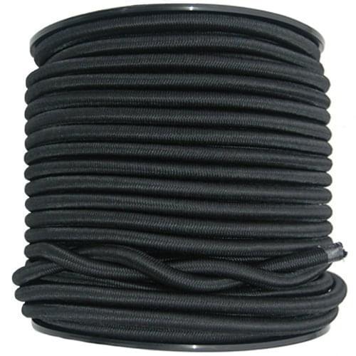 10mm X 10M Black Shock Cord Elastic Bungee Rope