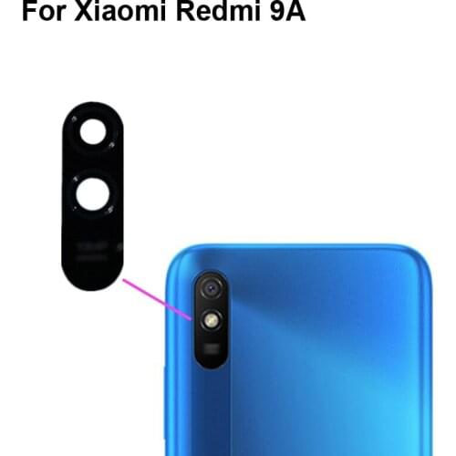 2PCS High quality For Xiaomi Redmi 9A Back Rear Camera Glass Lens test good For Xiao mi Redmi 9 A Replacement Redmi9A