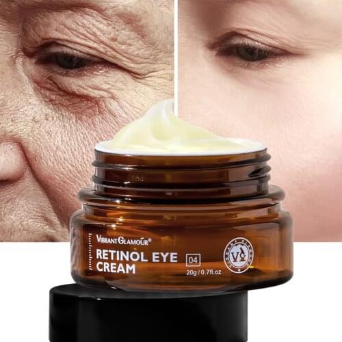Instant Removal of Eye Bags Cream Retinol Cream Anti-puffiness Gel Dark Circles Delays Aging Reduces Wrinkles Eye Care Cream