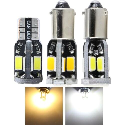 BA9S BAX9S T4W T10 LED 12v 2W super car Instrument light Canbus Dc 12 volt auto Indicator Warning signal bulb car-styling lamp