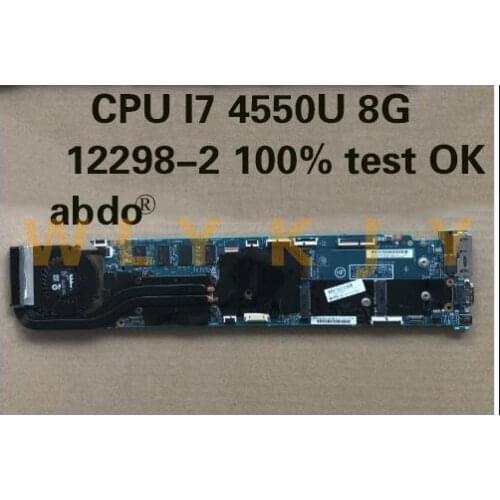 For CPU I7 4550U 8G ThinkPad X1C X1 carbon LMQ-1 MB 12298-2 Laptop motherboard FRU 00HN772 00UP990 100% test OK