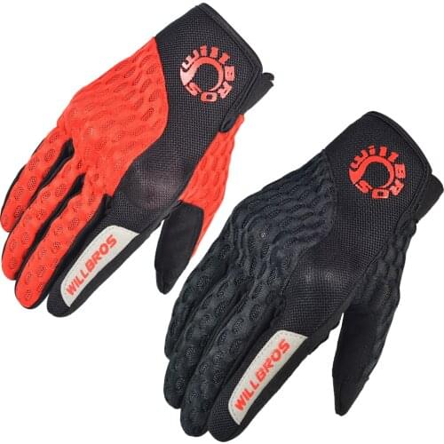Motorcycle GK 243 Gloves Protect Cooling Mesh Guantes Willbros Motocross Racing Motorbike Scooter Luvas Unisex Mens