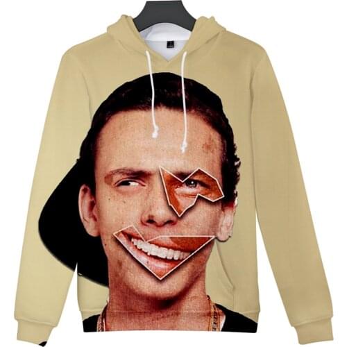 Fashion Brand 2019 New American Rap Man singer logic 3D Hoodies Men/Women Fashion Personality Hip Hop Hoodie 3D Print logic Mens