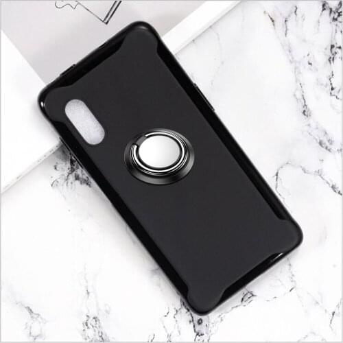 Soft Case For Samsung Galaxy Note 20 Ultra Plus C7 A21S A70E A31 M31 Xcover Pro G715F Back Ring Metal Car Magnetic Holder Cover
