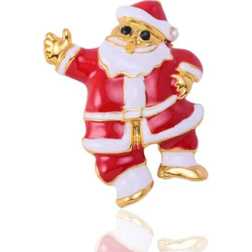 2019 new arrival products Christmas old man brooches in jewelry cute suit brooch for women drop shipping