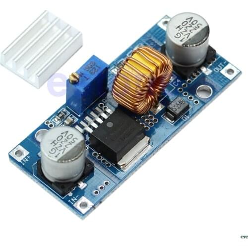 Step Down Power Supply Module 24V 12V 9V 5VDC to DC 4V-38V to 1.25V-36V 5A