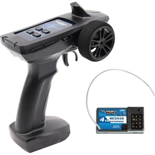 TURBO 91805G 91805G-VT 2.4GHZ 4CH Radio system Transmitter/Remote Controller with 4CH Receiver for RC Drone Car Boat