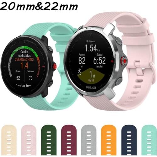 Replacement Watch Band For Polar Grit X/Ignite Silicone Strap For Polar Vantage m/Unite 20/22mm Wristband Watch Accessories Belt