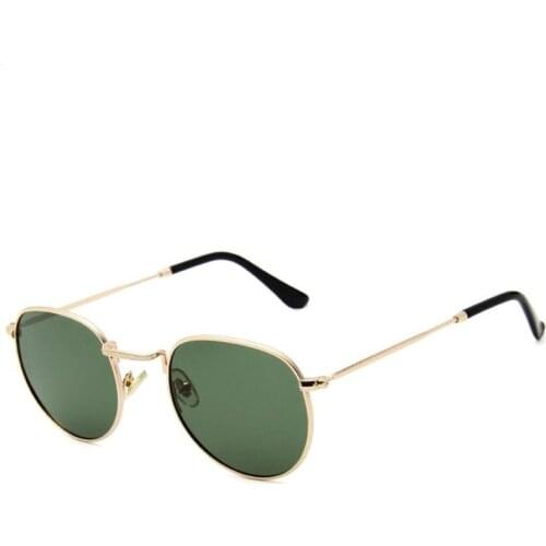 Retro Fishing Sunglasses Round Vintage Glasses for Men Women Luxury Steampunk Polarized Sun Glasses Small Lunette Soleil Homme