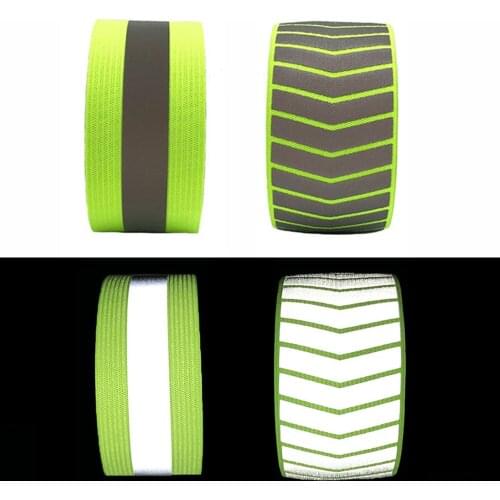 Reflective Cycling Arm Belt Outdoor Sports Night Safety Running Riding Armband Pants Leg Warning Strips Reflective Tape BC0130