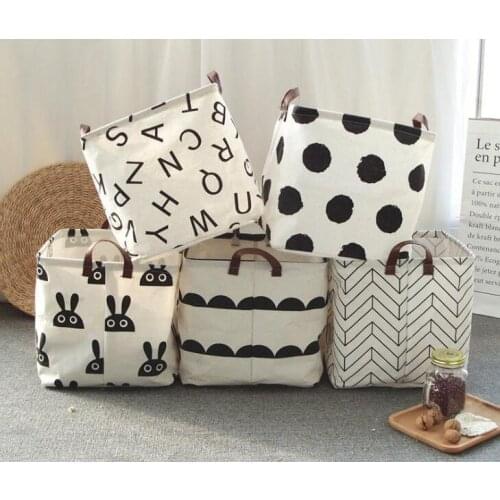 Clothing Storage Bucket 11Styles Folding Laundry Basket Kids Toys Sundries Storage Barrel Foldable Laundry Organizer Holder Box