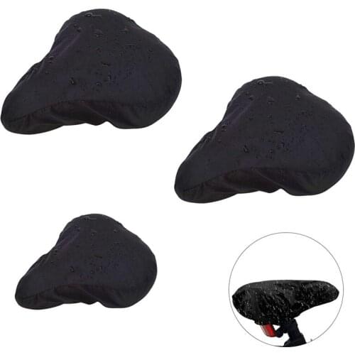 Bike Waterproof Seat Cover Elastic Bicycle Bike Cycling Saddle Rain Protector Equipment Accessories 2 Size