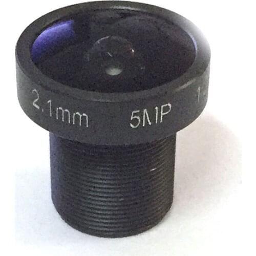 X2pcs HD 5mp Fisheye 2.1mm lens Wide angle 150 Degrees 1/2.5" IR Lens M12 for camera